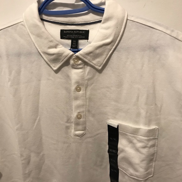 NWT Banana Republic White Polo - Picture 2 of 4